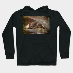 Under the Rialto Bridge - with artistic filter Hoodie